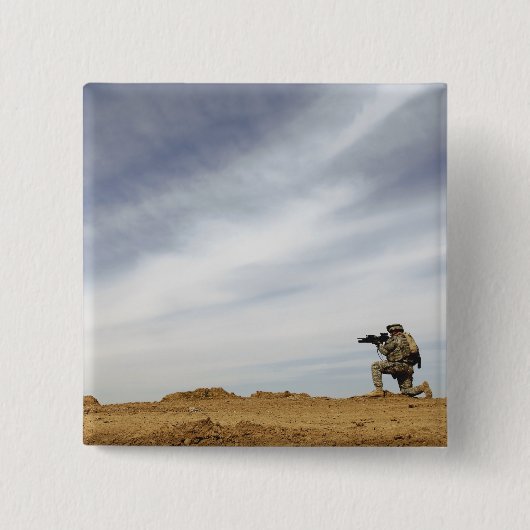 Sergeant bietet Sicherheit Button (Vorderseite)