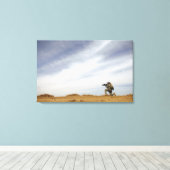 Sergeant bietet Sicherheit Leinwanddruck (Insitu (Holzboden))