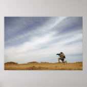 Sergeant bietet Sicherheit Poster (Vorne)