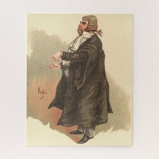 Sergeant Buzfuz von Kyd Dickens The Pickwick Paper Puzzle (Vertikal)