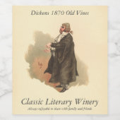 Sergeant Buzfuz von Kyd Dickens The Pickwick Paper Weinetikett (Einzelnes Label)