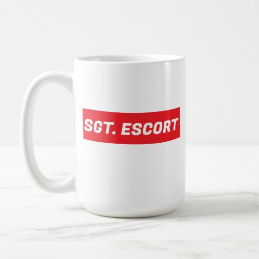 Sergeant Escort Kaffeetasse (Links)
