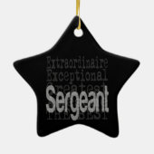 Sergeant Extraordinaire Keramik Ornament (Hinten)