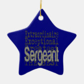Sergeant Extraordinaire Keramik Ornament (Vorne)