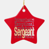Sergeant Extraordinaire Keramik Ornament (Vorne)