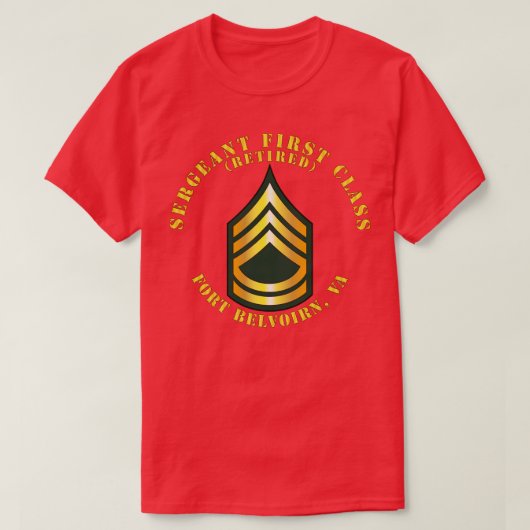 Sergeant First Class S Remüde Fort Belvoir VA T-Shirt (Design vorne)