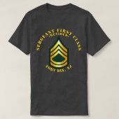 Sergeant First Class S Remüde Fort Dix NJ T-Shirt (Design vorne)