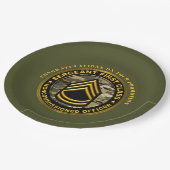 Sergeant First Class-Werbeaktion Pappteller (Schrägansicht)