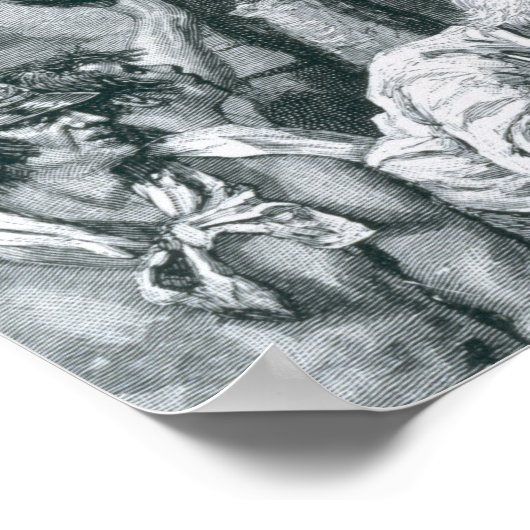 Sergeant Jasper at the Battle of Fort Moultrie Poster (Ecke)