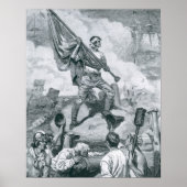 Sergeant Jasper at the Battle of Fort Moultrie Poster (Vorne)