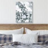 Sergeant Jasper bei der Schlacht von Fort Moultrie Leinwanddruck (Insitu (Schlafzimmer))