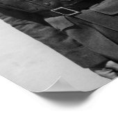 Sergeant John Basilone Stateside - WW2 1943 Poster (Ecke)