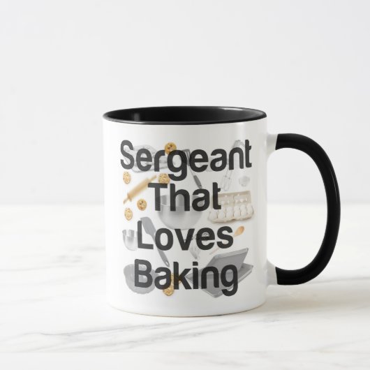 Sergeant Lieben Backen Tasse (Rechts)
