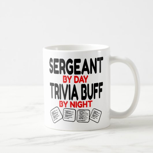 Sergeant Lieben Trivia Kaffeetasse (Rechts)