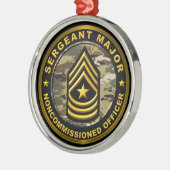 Sergeant Major Christmas Ornament Aus Metall (Links)