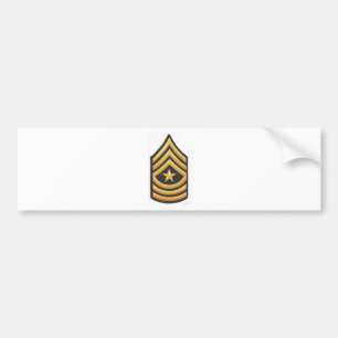 SERGEANT MAJOR E-9 AUTOAUFKLEBER