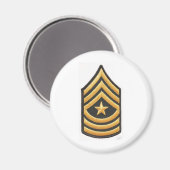 SERGEANT MAJOR E-9 MAGNET (Vorderseite/Rückseite)