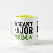 Sergeant Major Mama Zweifarbige Tasse (Vorderseite Links)
