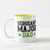 Sergeant Major Vater Zweifarbige Tasse (Links)