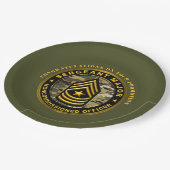 Sergeant Major Werbeaktion Pappteller (Schrägansicht)