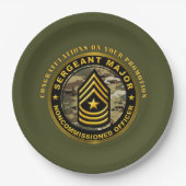 Sergeant Major Werbeaktion Pappteller (Vorderseite)