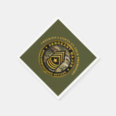 Sergeant Major Werbeaktion SGM Serviette (Ecke)