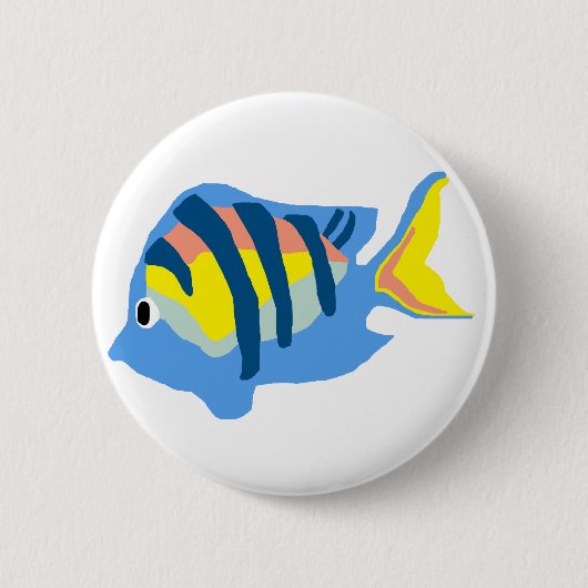 Sergeant Majorfischknopf Button (Vorderseite)
