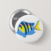 Sergeant Majorfischknopf Button (Vorne & Hinten)
