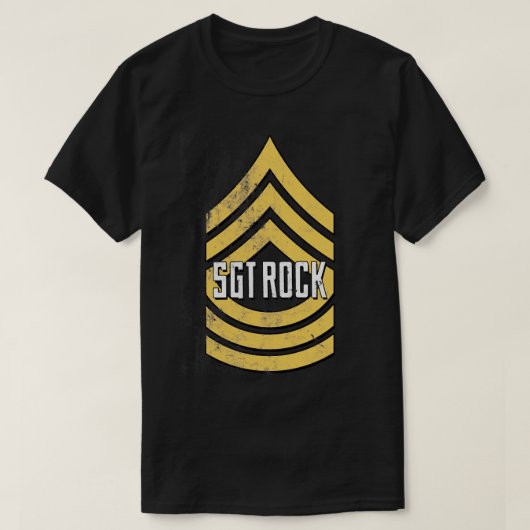 Sergeant Rock bekümmert T-Shirt (Design vorne)