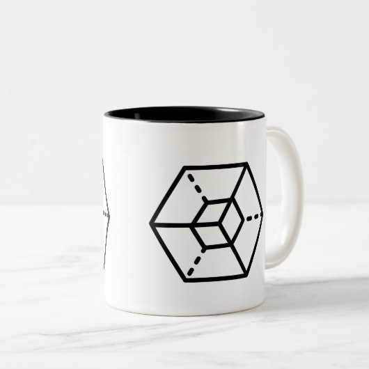 Sergeant (+)/schwarze 325 ml Zwei-Ton Tasse (VorderseiteRechts)