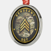 Sergeant SGT Ornament Aus Metall (Links)