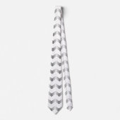 Sergeant Stripes Zickzack Krawatte (Vorderseite)