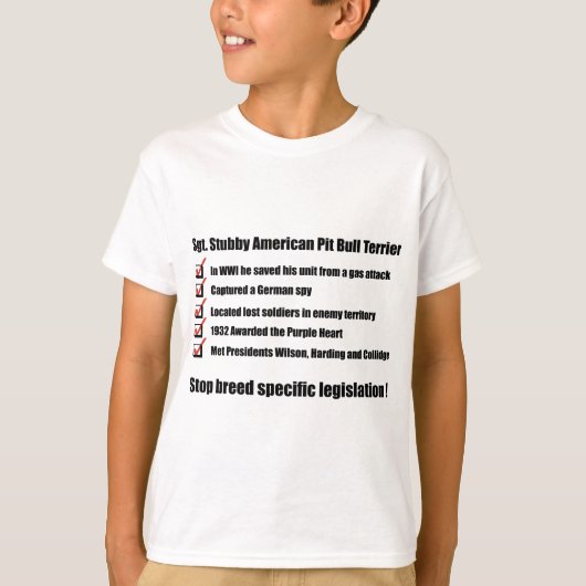 Sergeant Stubby -1 T-Shirt (Vorderseite)