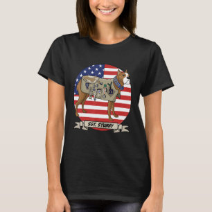 Sergeant Stubby amerikanischer Kriegshund T-Shirt