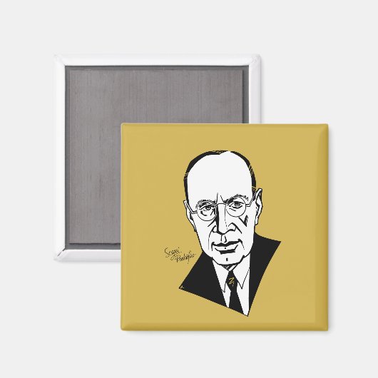 Sergei Prokofiev Magnet (Vorderseite/Rückseite)