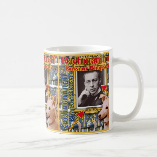 Sergei Rachmaninoff Kaffeetasse (Rechts)