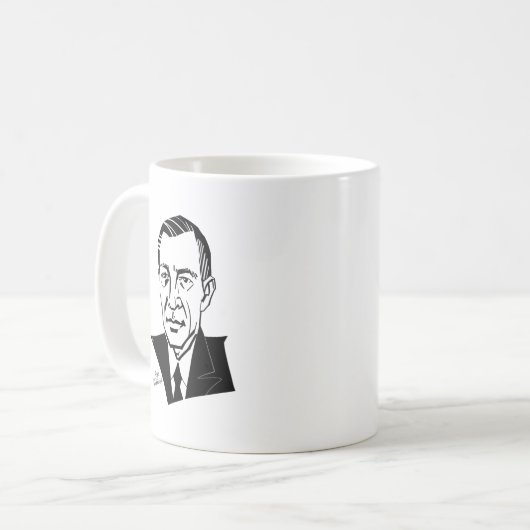 Sergei Rachmaninoff Kaffeetasse (Vorderseite Links)