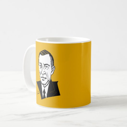 Sergei Rachmaninoff Kaffeetasse (Vorderseite Links)