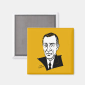Sergei Rachmaninoff Magnet (Vorderseite/Rückseite)