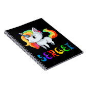 Sergei Unicorn Notizblock (Rechte Seite)