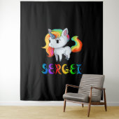 Sergei Unicorn Wandteppich (Beispiel)
