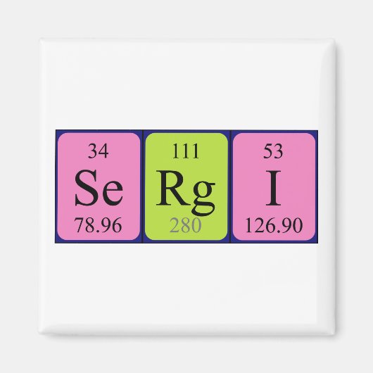 Sergi Periodenmagnet Magnet (Vorne)