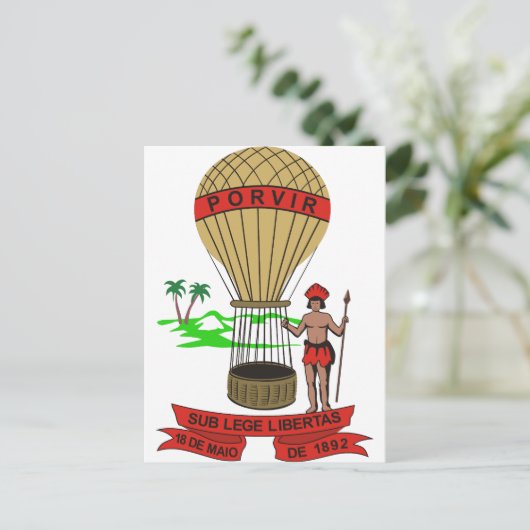 Sergipe, Brasilien Postkarte (Stehend Vorderseite)