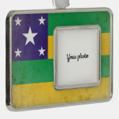 Sergipe Rahmen-Ornament Silber (Rechts)