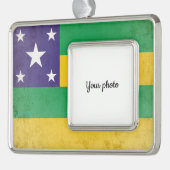 Sergipe Rahmen-Ornament Silber (Links)