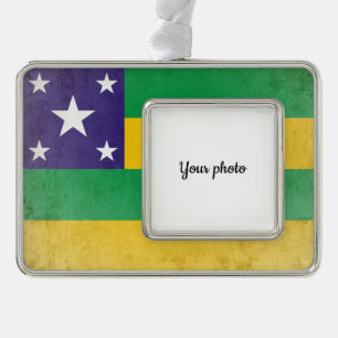 Sergipe Rahmen-Ornament Silber