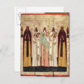 Sergius von Radonesh mit den Heiligen von Postkarte (Vorne/Hinten)