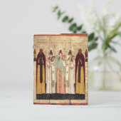 Sergius von Radonesh mit den Heiligen von Postkarte (Stehend Vorderseite)