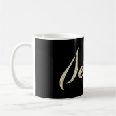 Serhat Name whitegold Tasse Teetasse Kaffeetasse (Links)