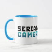 Serial Gamer Funny Geek Tasse (Links)